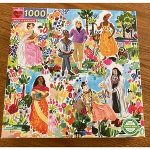 Eeboo Poet's Garden 1000 Piece Square Adult Jigsaw Puzzle